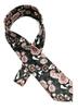 [HANG OVER] Herren-Krawatte Rose - Krawatte mit Blumenmuster, Schwarz, BusinessCasual, Stilvoll, Geschenkfertig, Seidenartiges Polyester, 8cm Breite, tie2603-11