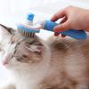 Hair Cleaning Brush Multifunctional Cats Massage Brush with Release Button Cat Shedding Comb Stainless Steel Needle Pet Supplies