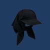 Jennie Style Sun Protection Headscarf Hat with Strap - Outdoor Baseball Cap Sunshade