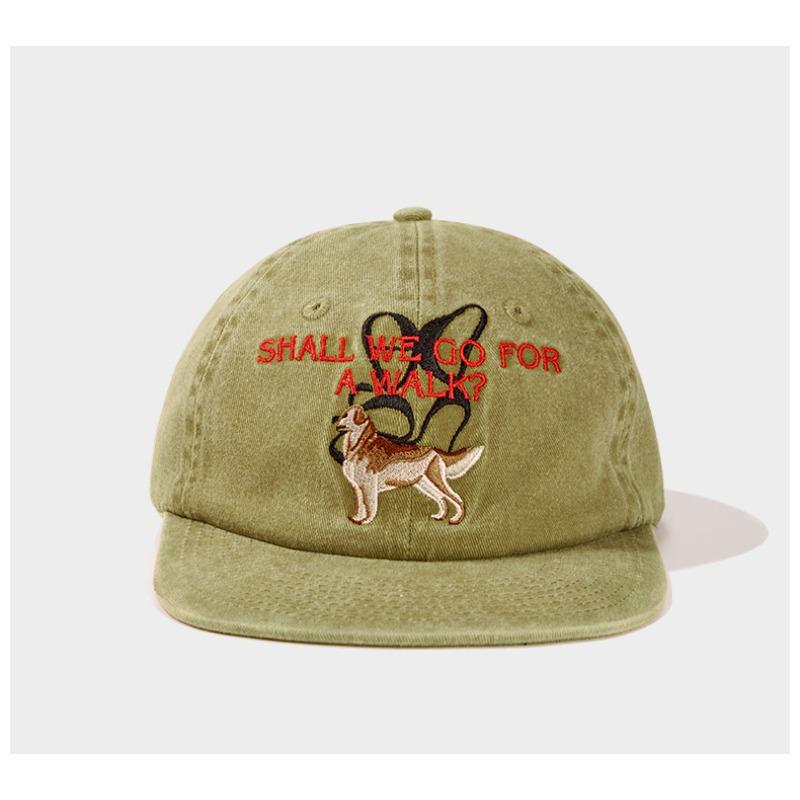 Hip hop ripped street graffiti baseball cap children semi-soft top couple cap male tide