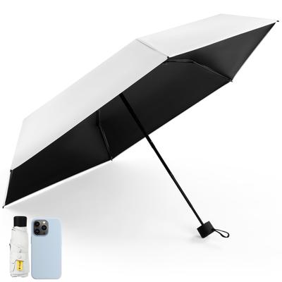Folding Umbrella with UPF UV Protection and Reinforced Compact and This Umbrella Offers UV Sun and Heatstroke Features a and a Durable Storage A