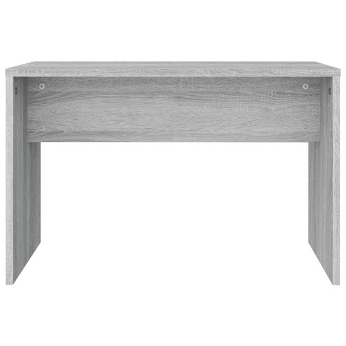 Tabouret de toilette Sonoma gris 70x35x45 cm Bois d ingénierie