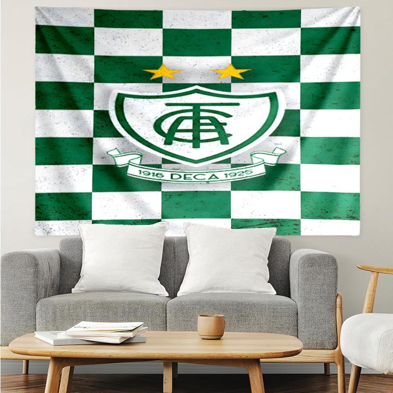 Green Shield Emblem Design Printed Printed Tapestry, for Bedroom,Livingroom, dormitory, Large Wall Decor, Fabric Decor Fan Birthday Gifts