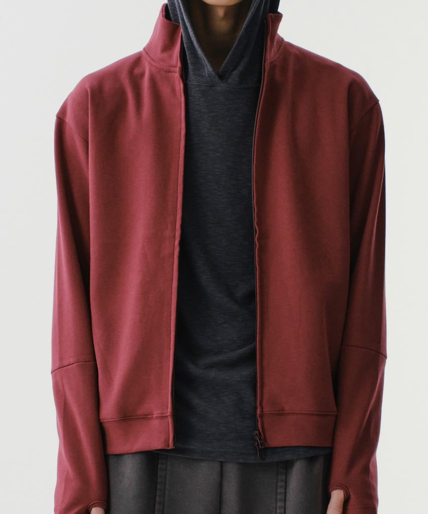Daibeuin Light Uniform Zip-Up Jersey (Burgundy)