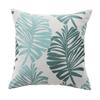 Pack of 2 Square Fern Frond Pillow Decorative Pillow Cover, 18" x 18" Farmhouse Cushion Case for Bed Couch Sofa