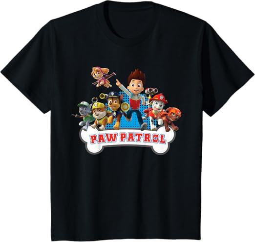 Paw Patrol Kids Favourite Group Pups Hero Adventure Squad T-Shirt 130