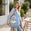 Breathable Canvas Pet Carrier Cat Purse with Head Hole, Tote, Cute for Cats Dogs Bee Dinosaur Bunny Shoulder Bag Puppies Small Mall
