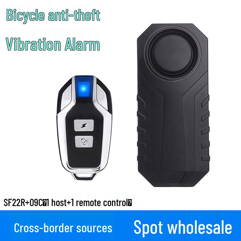 Allarme Antifurto Wireless a Vibrazione per Mountain Bike, Bicicletta, Motocicletta