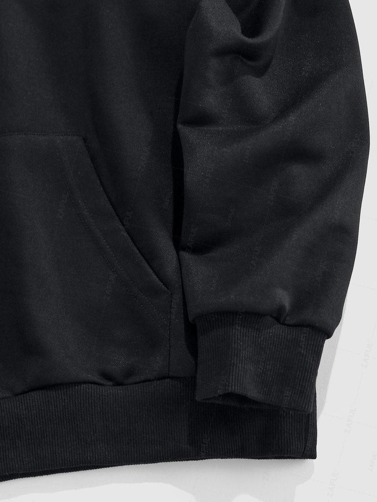 ZAFUL Streetwear Hoodie mit Hunde-Animal-Print