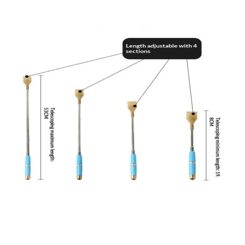 Extendable Magnetic Ball Hackle Back Scratcher With Magnet Telescopic Scratcher Backscratcher Massager Back Scraper For