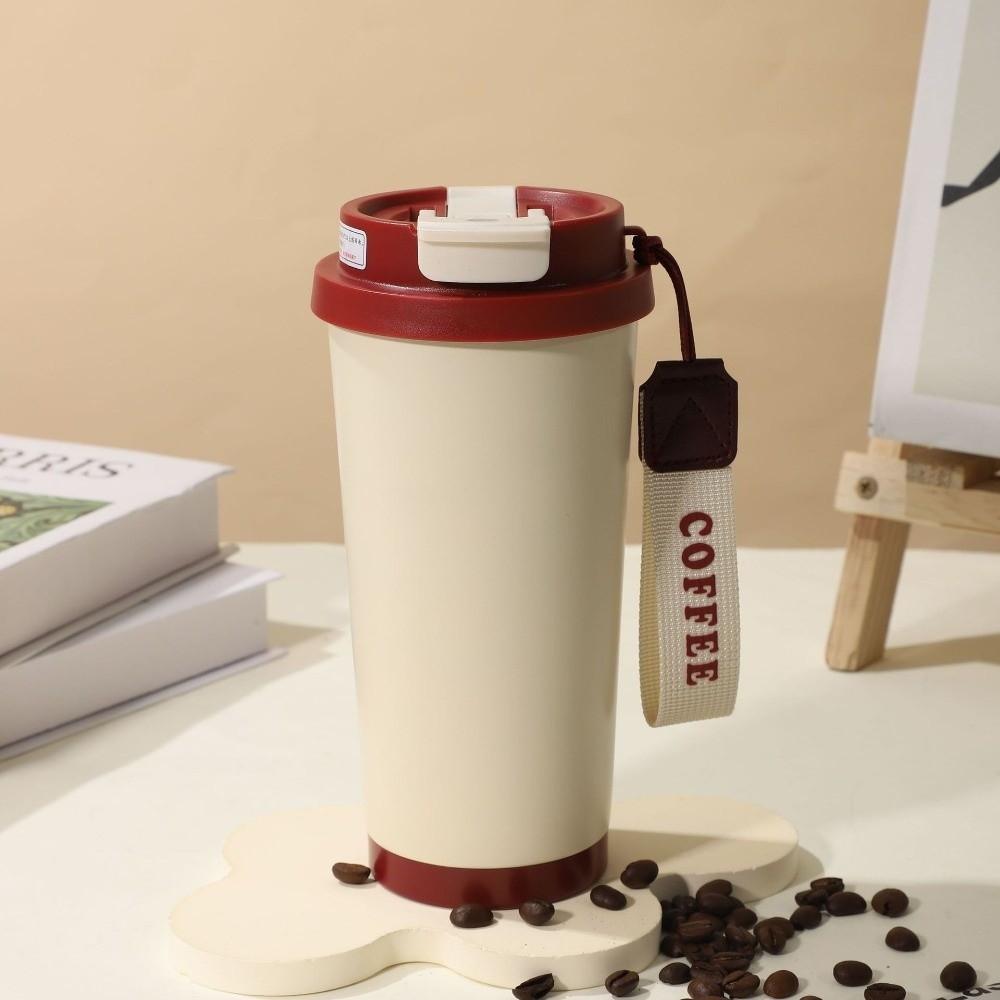 500ml Coffee Cup Double-layer Vacuum Mug Portable Insulated Mug Travel