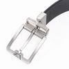 Emporio Armani Belt, 3.5cm Wide, Eagle Embossed, Compatible with the Stringa System, Reversible, Men's, Dark Blueblack, Y4S502 Y221E 88017, Leather,
