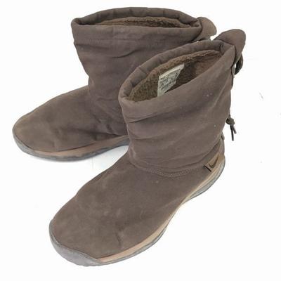 Air Chukka Moc Kurze Stiefel Größe 23.0 Dunkelbraun(GEBRAUCHT)