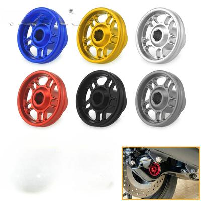 XMAX Motorcycle Rear Wheel Axel Screw Nut Cover Plug CNC Aluminum For YAMAHA XMAX 250 300 400 2017-  2024 Accessories