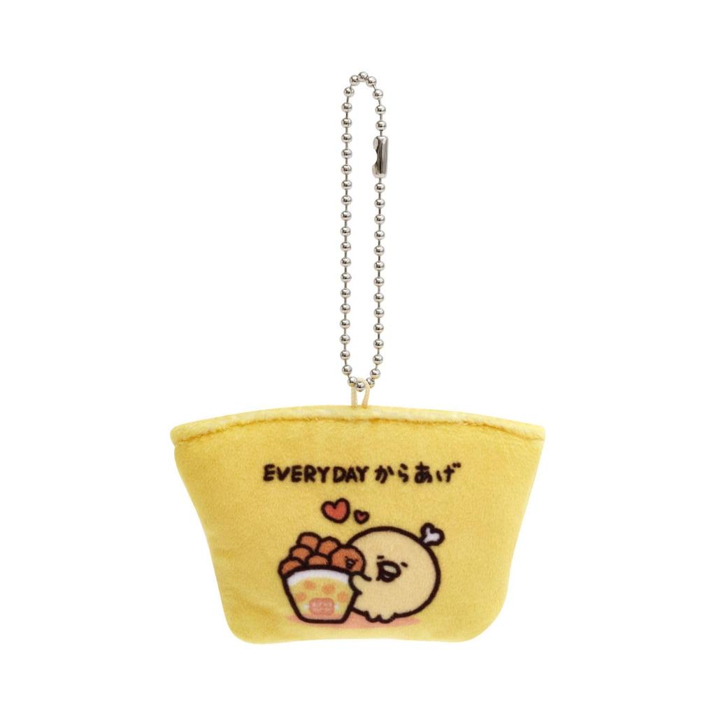 Chikip Dancers "Karaage LOVE" Hanging Plush Toy In a Fried Chicken Container