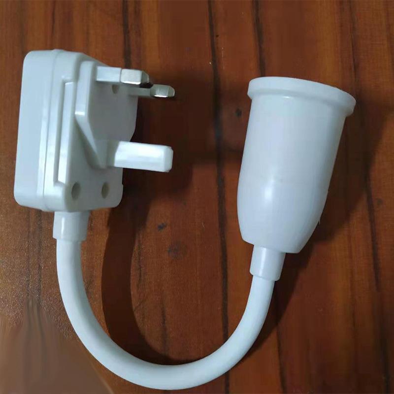 1 Piece Eu/Uk Plug Led Table Lamp Hose Steering Lever E27 Direct Plug In Swivel Head E27 Socket Bulb Holder With Switch