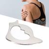 Massagegerät Edelstahl Physiotherapie Gua Sha Muskel Schaber Werkzeug mit Aufbewahrungstasche für Beine Knöchel Rücken Nacken