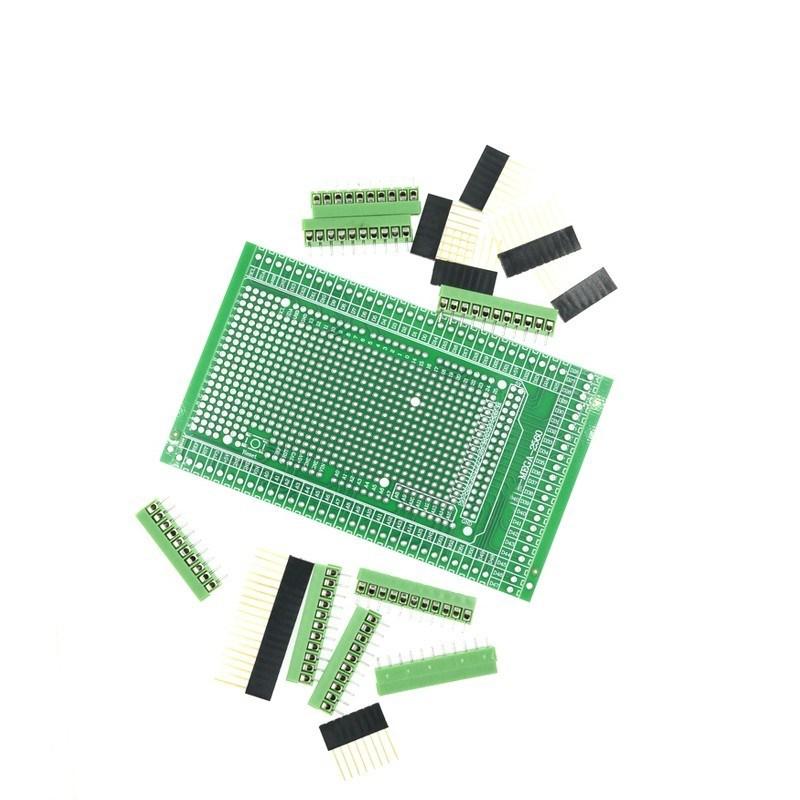 Double-side PCB Prototype Screw Terminal Block Shield Board Kit For MEGA-2560 Mega 2560 R3 Mega2560 R3