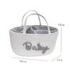 Multifunctional Travel Out Portable Mommy Bag Cotton Rope Diaper Bag Diaper Storage Bag Baby Diaper Storage Basket