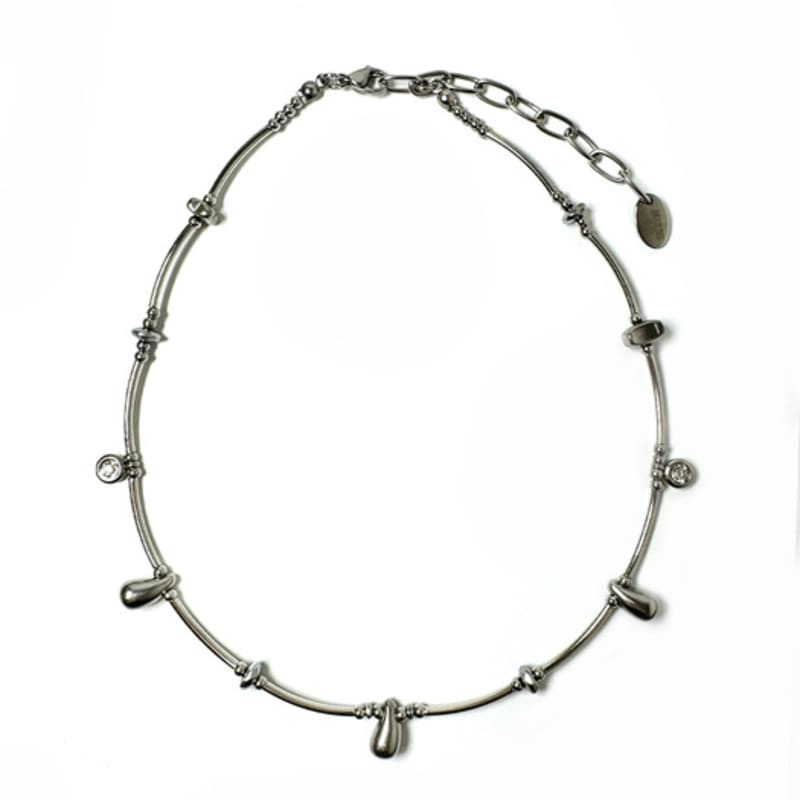 

Dazzling Club Metalic Drop Necklace M