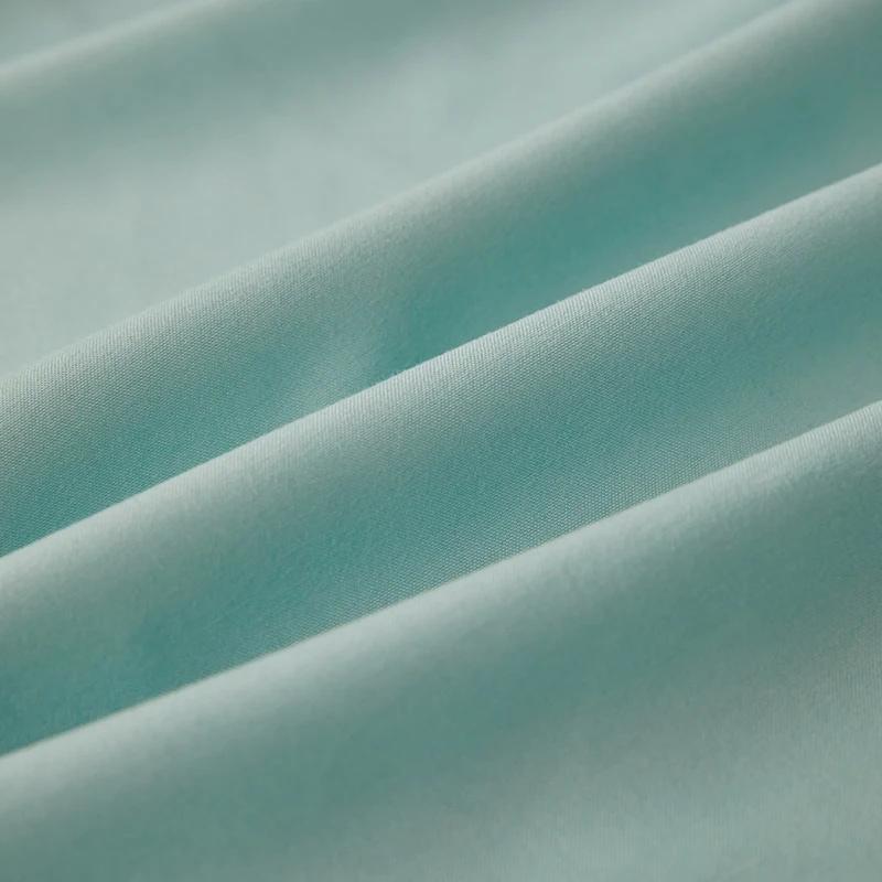 Solid Color Brushed Fitted Bed Sheet Set Soft Comfortable Non Slip Mattress Protector Cover for Single Double Cotton Fitted Sheet Soild Color