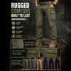 New Style Spring-autumn Men's Tactical Outdoor Pants - Men's Casual Plaid Striped Multi-pocket Work Pants
