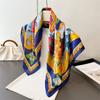 Soft Imitation Silk Scarf Square Neckerchief Fashion Headscarf  Beach Travel