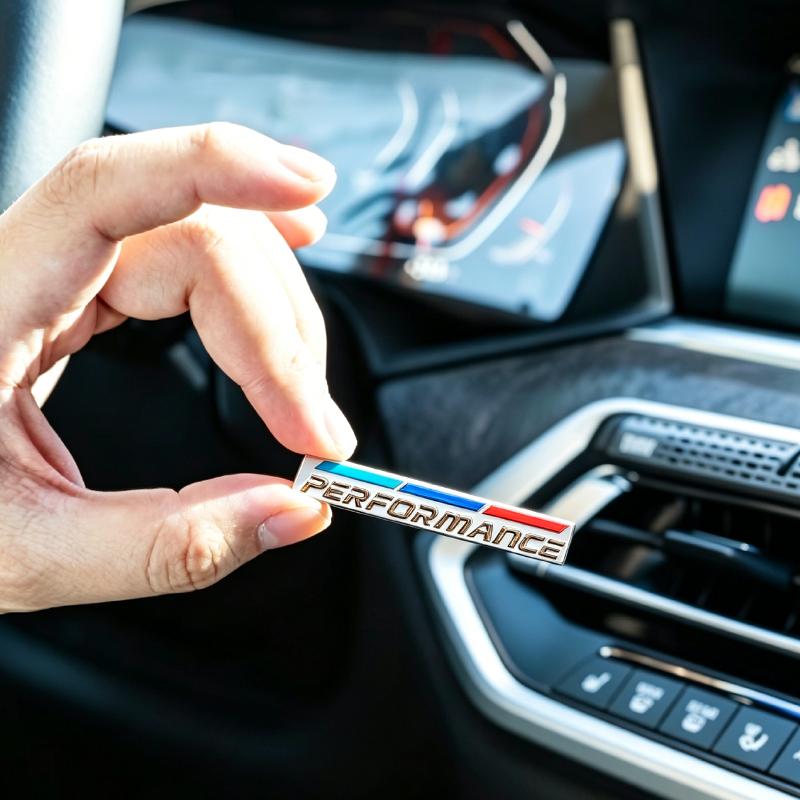 Metal Emblem Sticker Performance Car Decoration For BMW G42 G26 G60 G70 U11 G05 G20 G30 G01 G02 F40 F30 G32 G29 G08 G16 G14 F44 F222