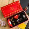 Coffee cup high-end exquisite light luxury high-end ceramic cup afternoon tea tea set gift box wedding gift