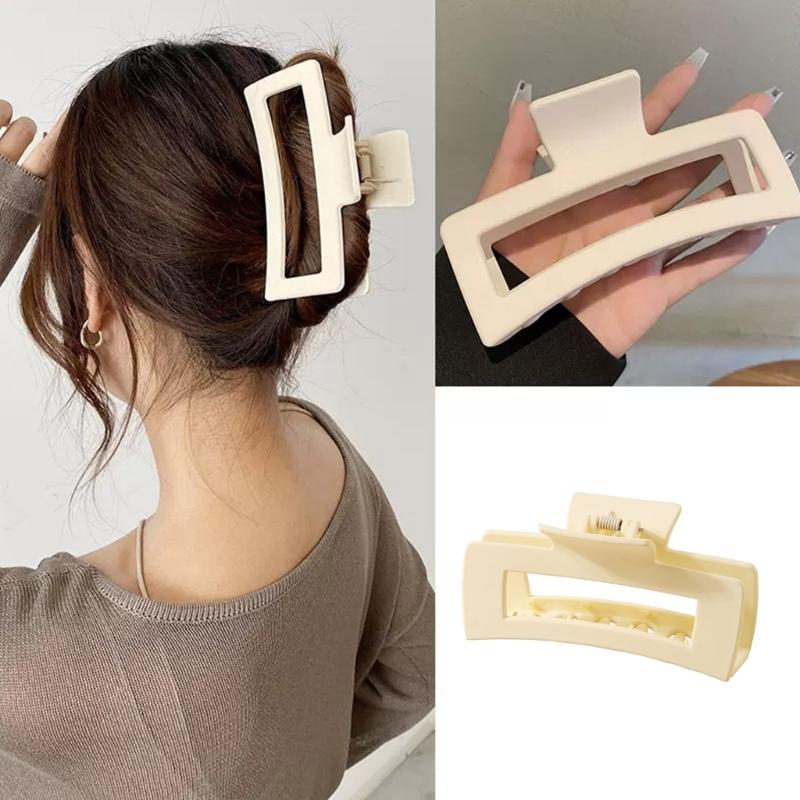 Large Hair Clip Set For Acrylic Barrettes Slip Hair Accessories For Women