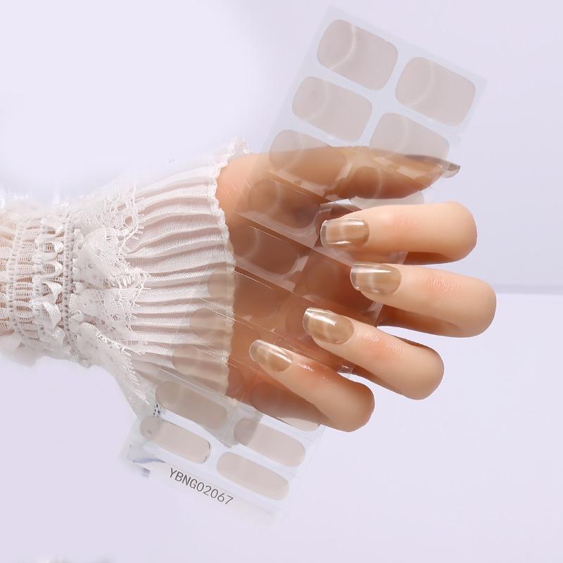 Semi-curing Light Therapy Nail Stickers Gel Nail Stickers Semi-curing Light Lamp Nail Stickers Harden, Last Long and Are Waterproof