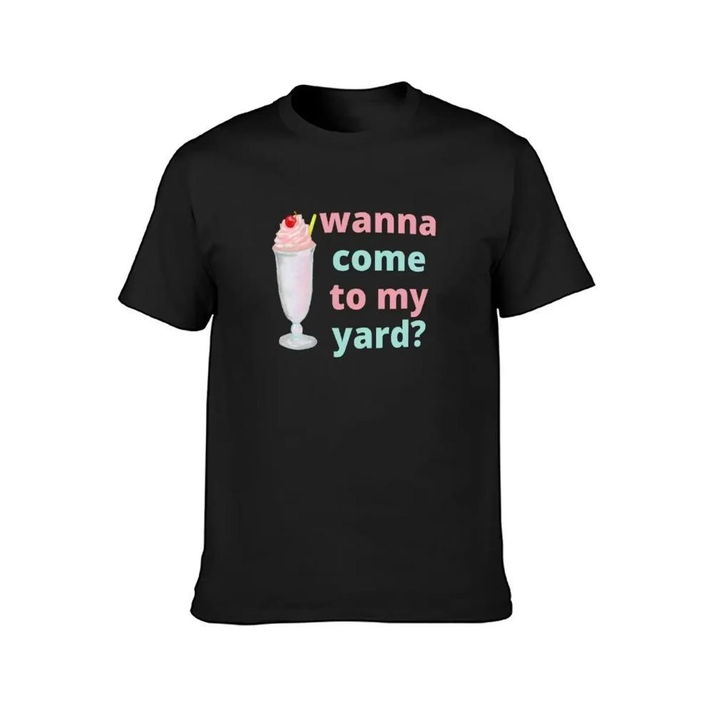 Milkshake Brings All the Boys To My Yard T-Shirt  Design Your Own Tees Workout Shirts for Men