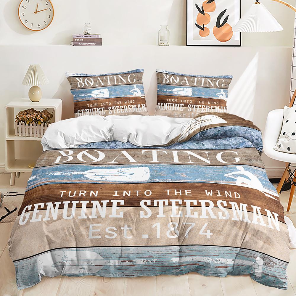 Fashion Technology Printing, 3D Digital Printing, Bedding, Duvet Covers, Pillowcases, Three-piece Sets