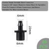 6mm Garden Nozzle Fittings Hose Connection Internal Threaded Joint Anti-drip Connector Garden Irrigation System
