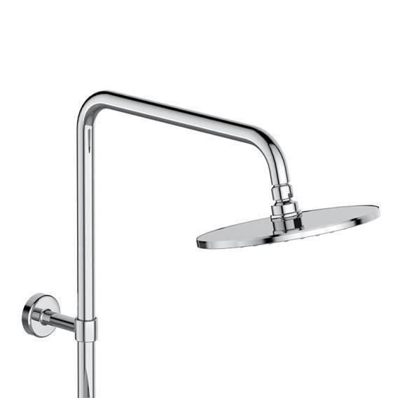 Colonne de douche thermostatique avec tablette - CERATHERM T50 - Pomme de tête 20 cm + Douchette 11 cm 3J - Ideal Standard