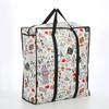 Effective Storage Bag with Zippers and Handle User Friendly Shopper Bag with Zippers Large Fabric Storage Handbag