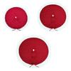 Knitting Christmas Tree Skirt Red White Color 62cm Knitted Christmas Tree Skirt Christmas Decoration Supplies Reusable