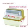 Large Kitchen Cabinet Storage Rack with Lid - Bowl, Plate, and Tableware Organizer with Drawer Drainer.