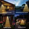 9COB Outdoor Solar Light with Motion Sensor Wall Light with Solar Sensor Street Light with Remote Control 3 Modes