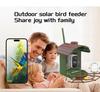 Smart Outdoor Solar Bird Feeder with Camera for Hummingbirds