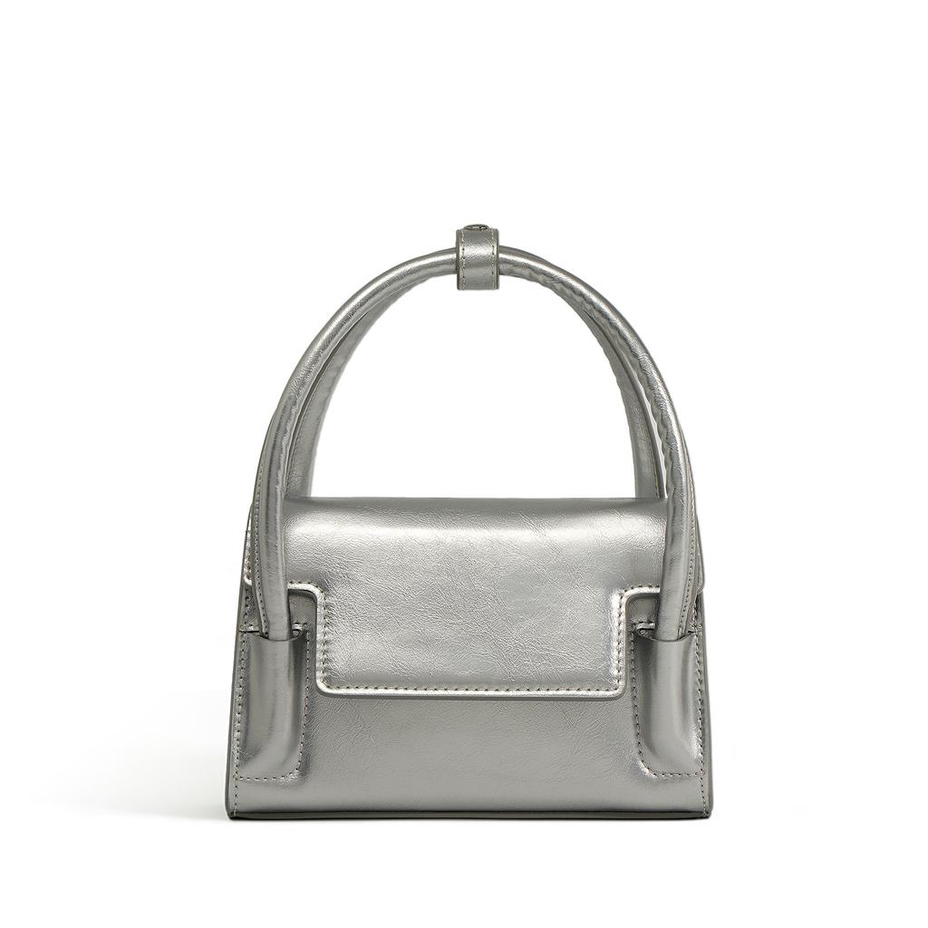 Niche Design Small Square Bag Versatile Fashion Flip Contrasting Color Messenger Single Shoulder Messenger Bag