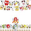 Snoopy-Themed Children's Birthday Party Decorations: Banners, Balloons, Cake Toppers, and Balloon Arrangement Set