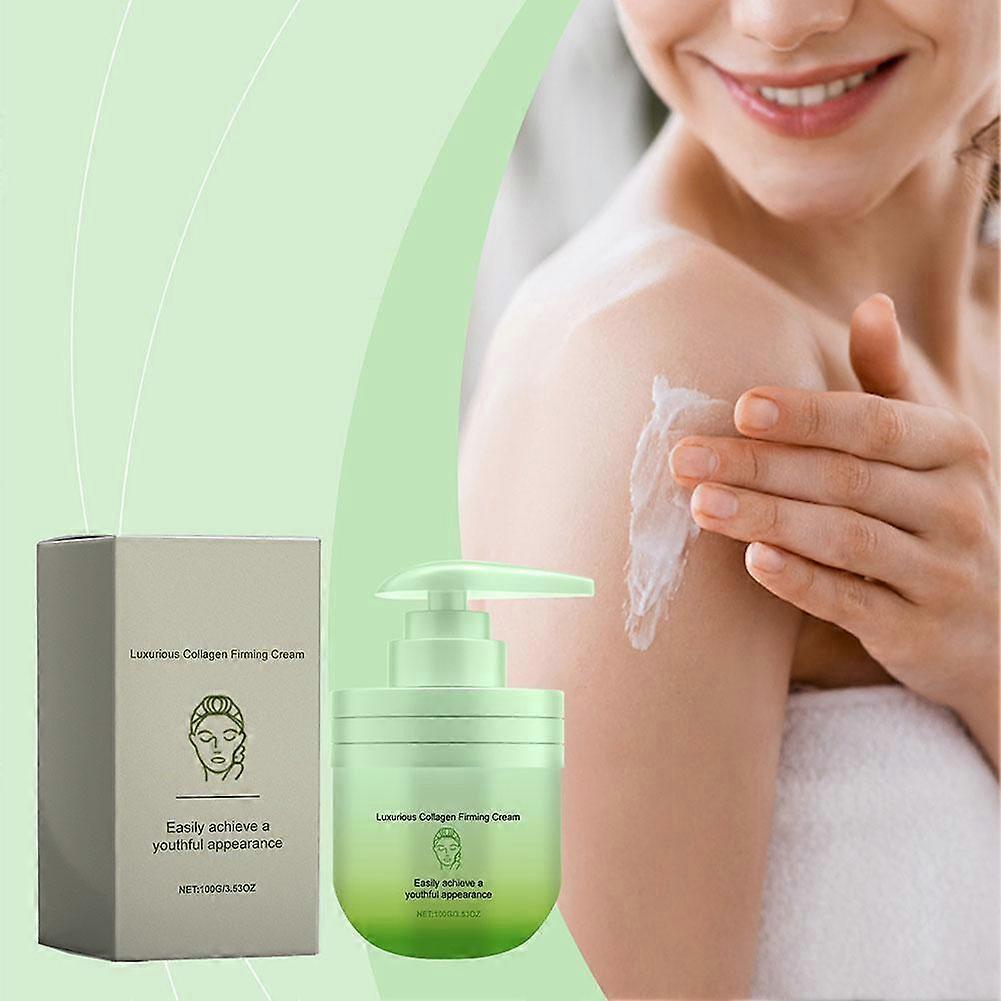 Cujmh Crema Corpo Antirughe 100g Formula Verde con Proprietà Rassodanti per Nutrizione della Pelle e Aspetto Giovane