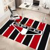 1pc São Paulo FC Logo Print Area Rug - Soft, Washable Non-Slip Indoor Mat, Living Room, Home Office Decorative Rug,Office Decorative
