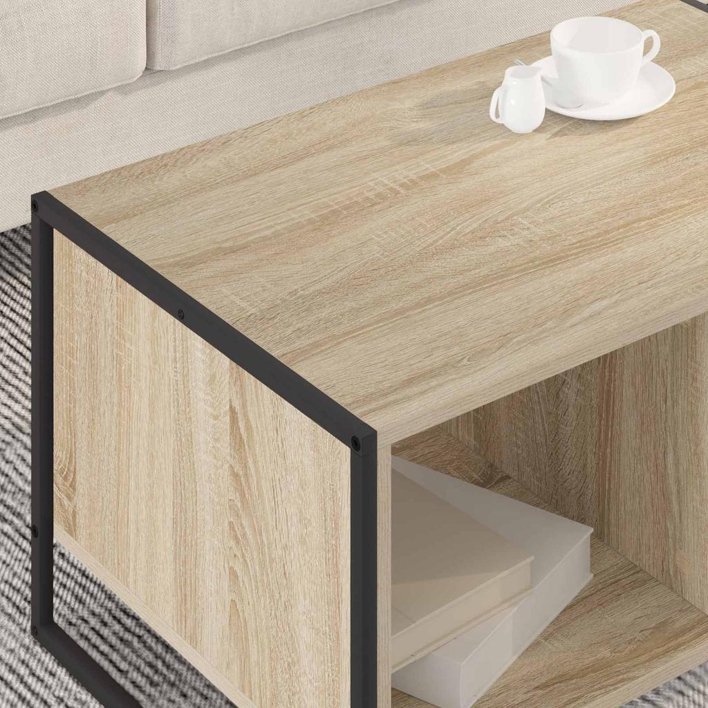 Coffee Table Sonoma 80 x 50 x 40 cm Particleboard