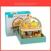 Childrens Pretend Play Tea Set With Wooden Dessert Shelf For Imaginative Kitchen Role Play