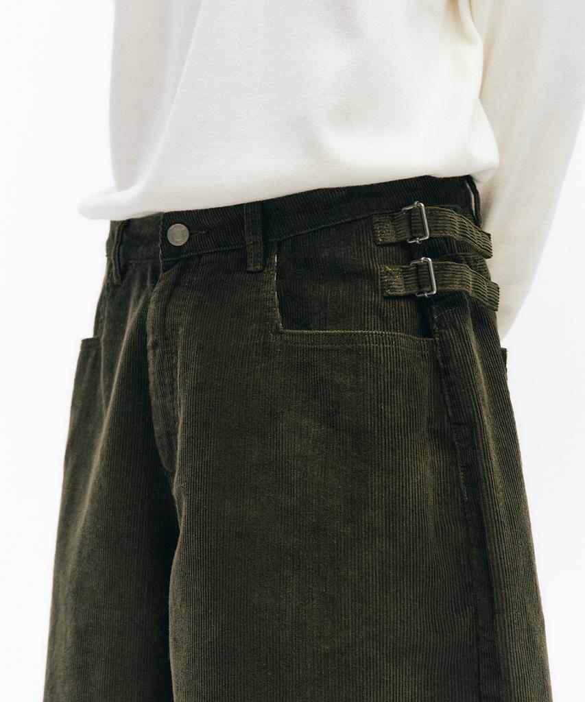 INTEMPOMOOD Youth Corduroy Half Pants_Khaki