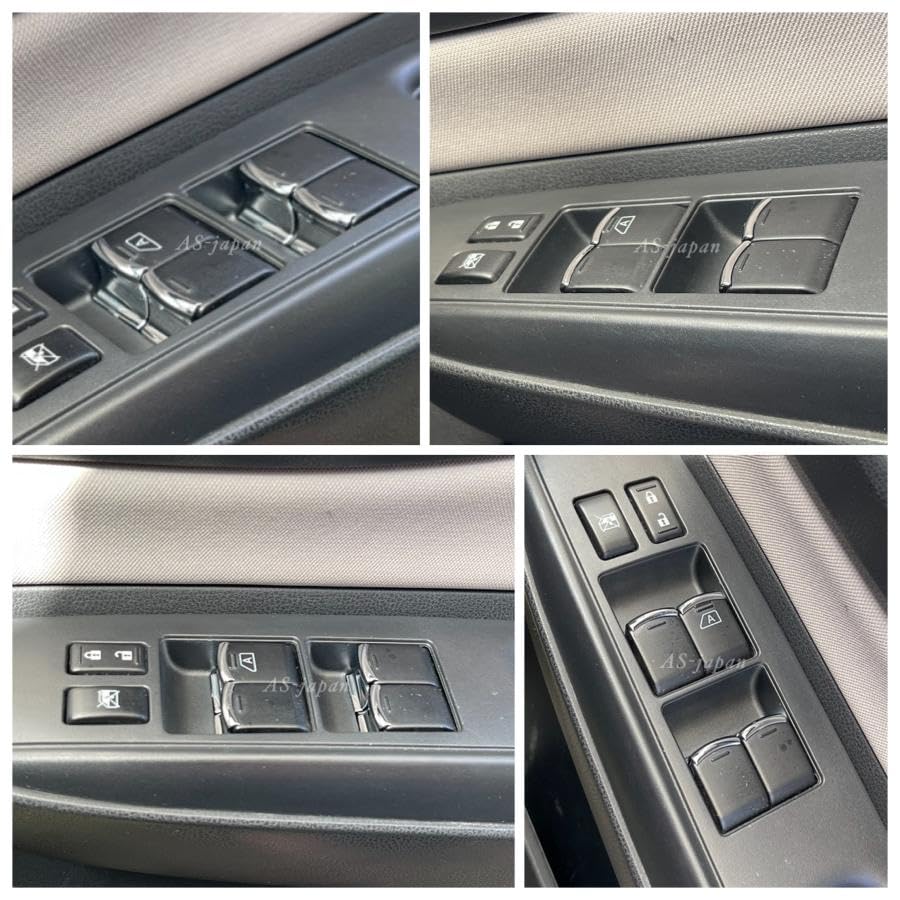 Nissan Elgrand E52 Dedicated Power Window Switch Plated Decorative Cover Switch Garnish Interior Custom