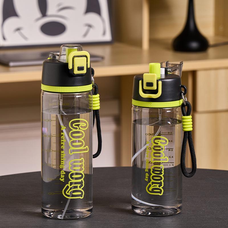 Water bottle spray water cup outdoor sports military training kettle high temperature resistant female junior high school children students school