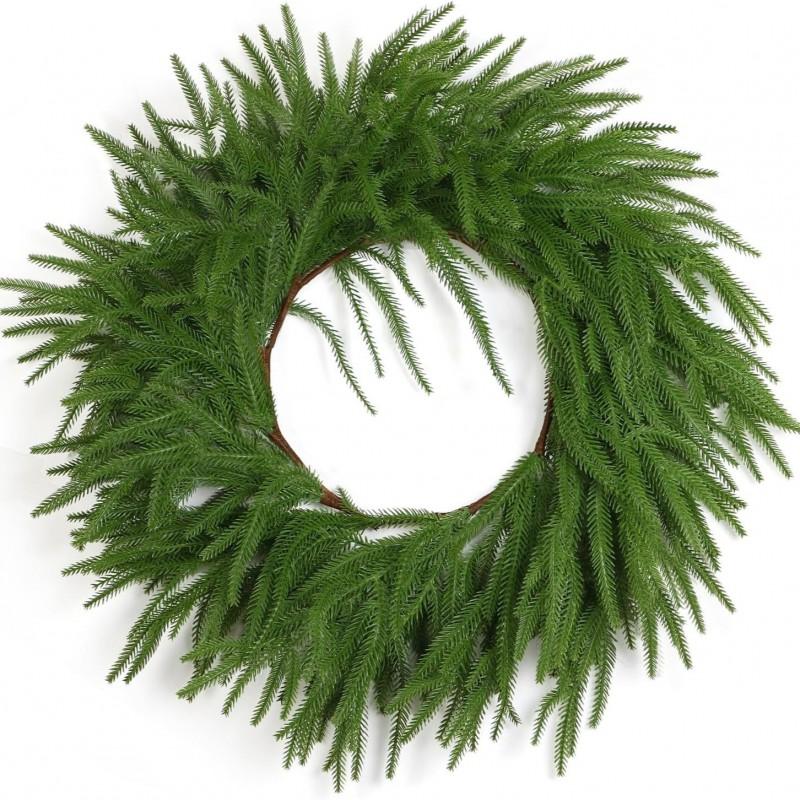 Large Norfolk Pine Wreath Artificial Greenery